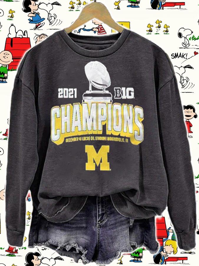 Michigan Wolverines 2021 Big Ten Football Conference Champions T-shirt sweatshirt