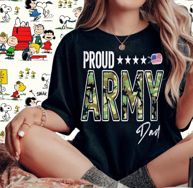 Ocp Proud Army Dad Father Shirt