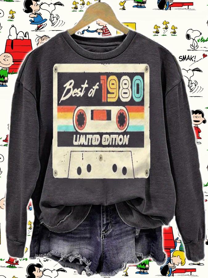 Vintage 1980 Best Of 1980 41St Birthday Retro Cassette Shirt