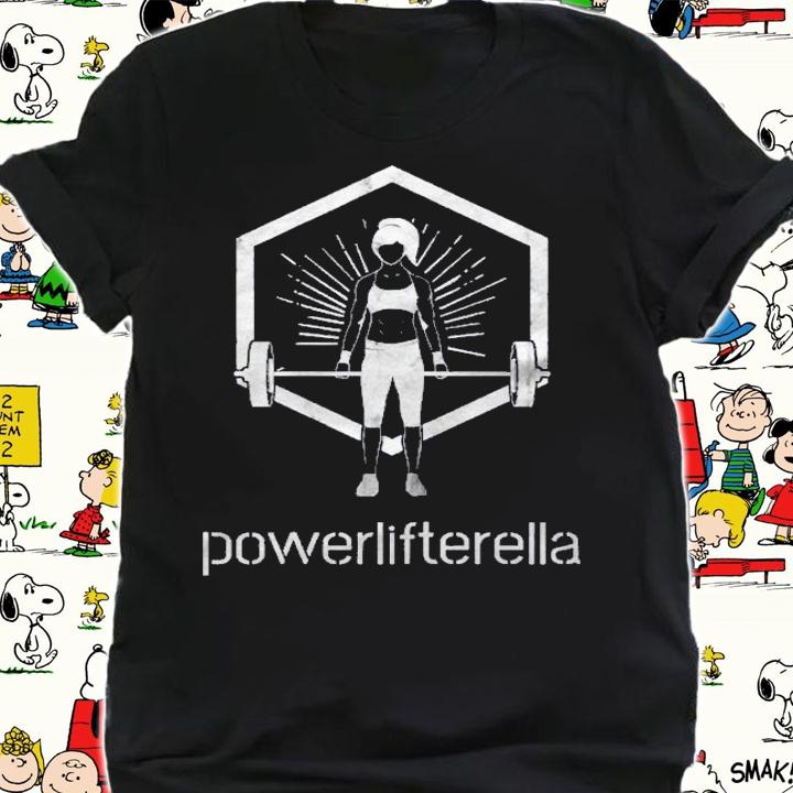 Cool Powerlifterella Vintage Gym Workout Shirt shirt