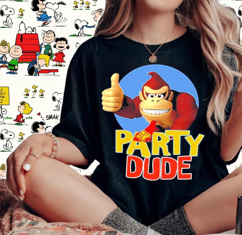 Donkey Kong Party Dude T-Shirt