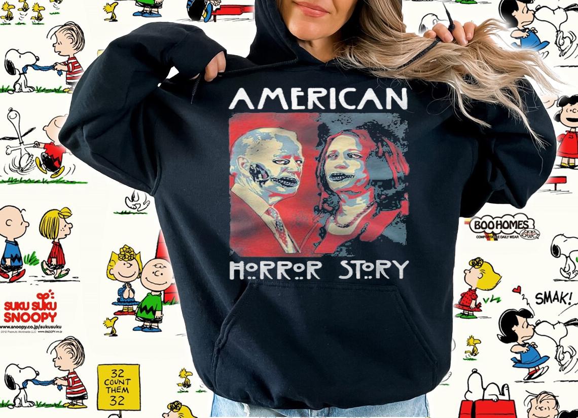 F Joe Biden biden Harris Horror American Zombie Story Halloween T-Shirt hoodie