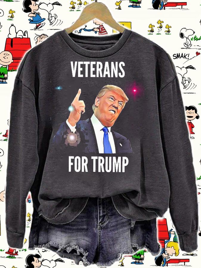 Funny Donald Trump Veterans For Trump Memorable T-Shirt