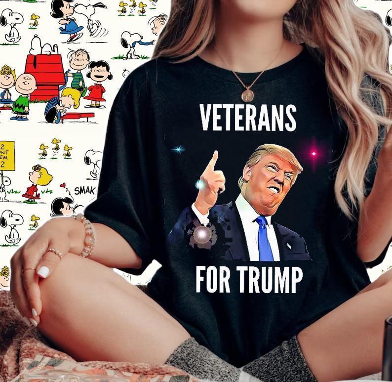 Funny Donald Trump Veterans For Trump Memorable T-Shirt
