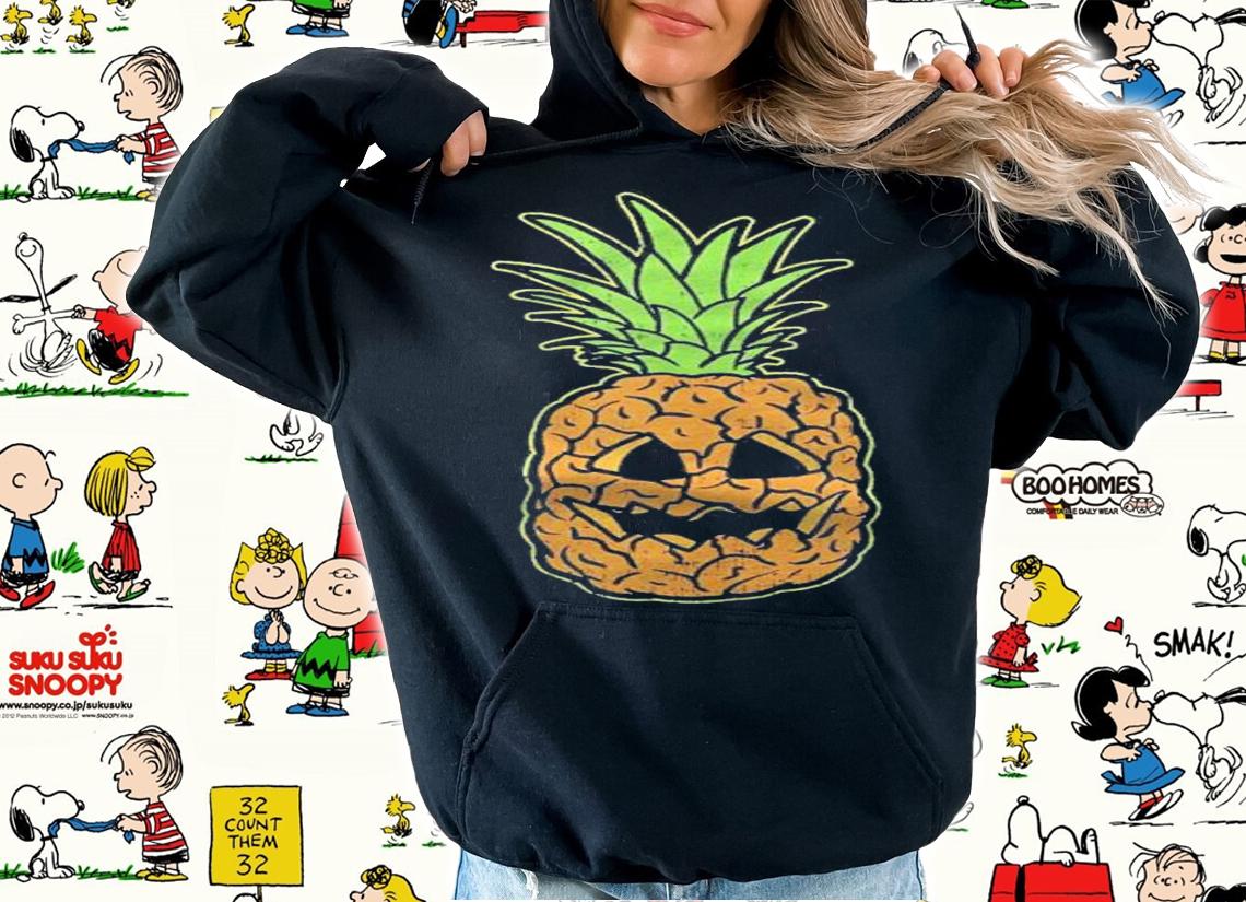 Halloween Pineapple Pumpkin Face Jackolantern Costume Shirt hoodie
