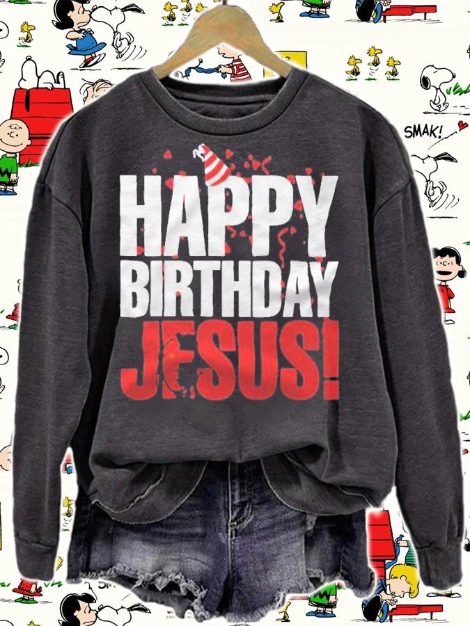 Happy birthday Jesus lightweight T-shirt