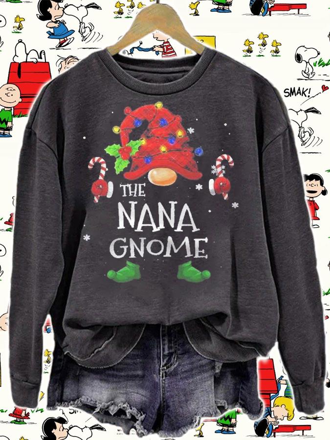 Matching Family Funny The Nana Gnome Christmas Group Shirt sweatshirt