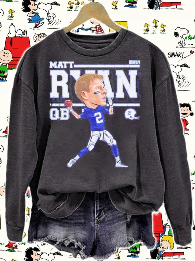 Matt Ryan Indianapolis Cartoon Football Shirt