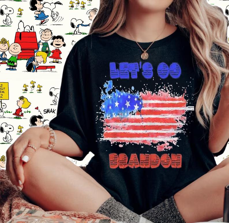 New Design lets Go Brandon Let's Go Brandon Let's Go BrandonJoe Biden Chants T-Shirt woman shirt