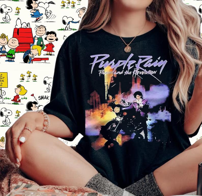 Purple rain prince and the revolution shirt woman shirt