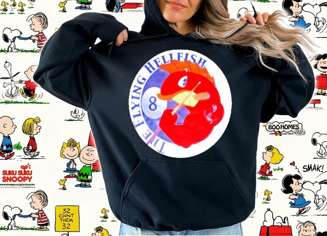 The Flying Hellfish Billiard T-Shirt hoodie