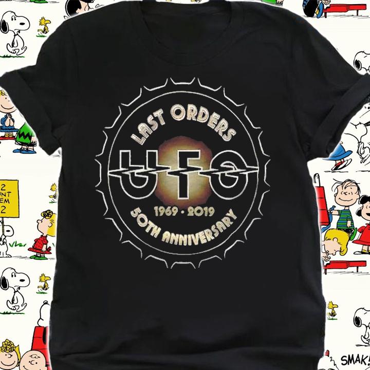 UFO band last orders 1969-2019 50th anniversary T-shirt