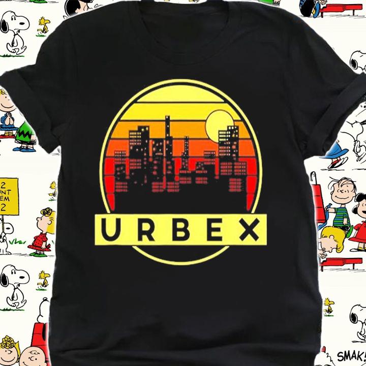 Urban Exploration Abandoned City Retro Sunset Urbex T-Shirt