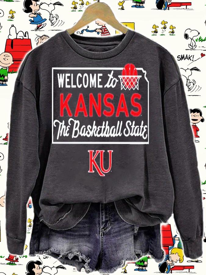 Welcome To Kansas The Baseball State T-Shirt sweatshirt