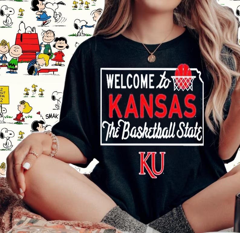 Welcome To Kansas The Baseball State T-Shirt woman shirt