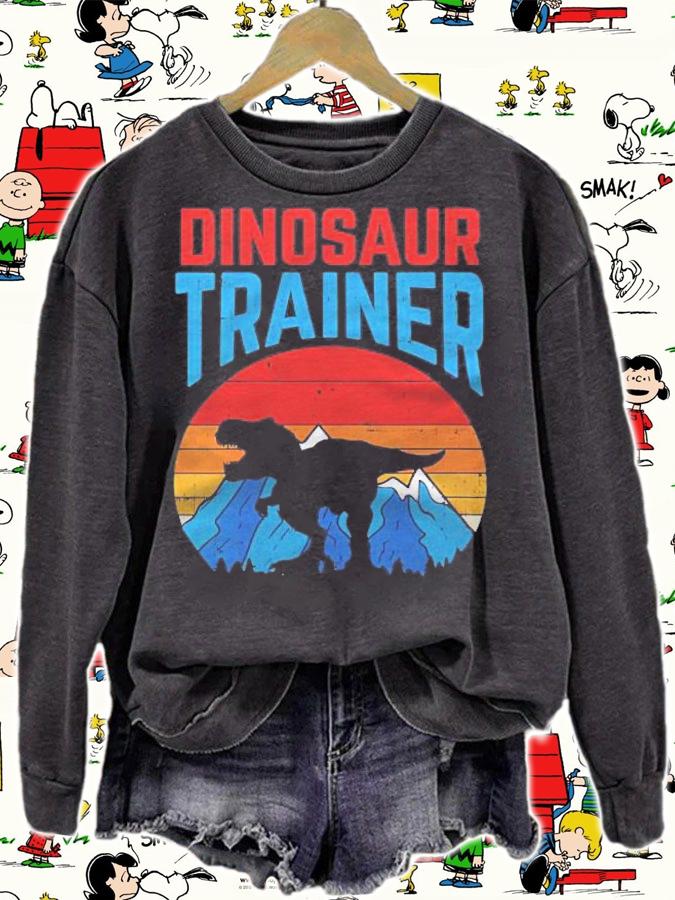 Womens Dinosaur Trainer T Rex Funny Easy Halloween Costume Boys Shirt sweatshirt