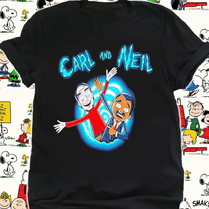 Carl And Neil Carl Sagan Neil Degrasse t-shirt
