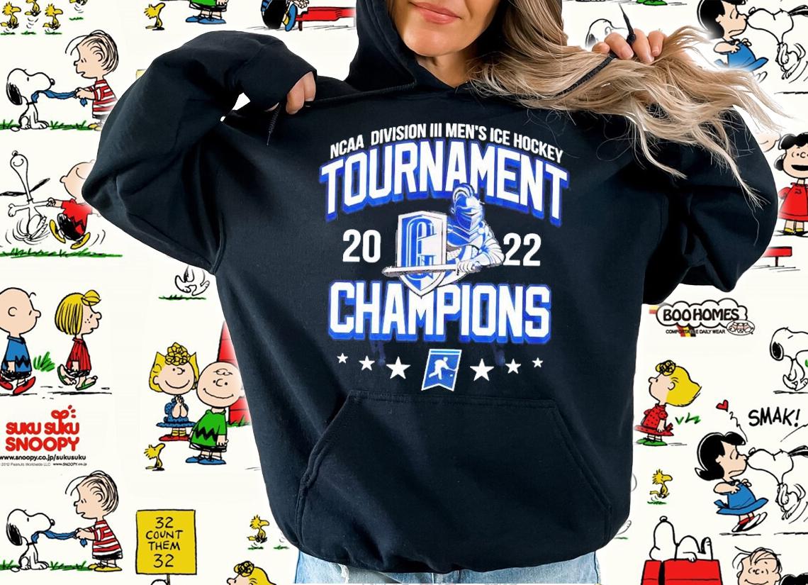 Geneseo Knights 2022 NCAA Division III Men's Ice Hockey Champions shirt hoodie
