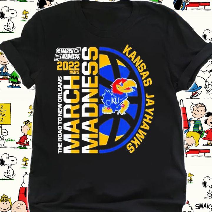 Kansas Jayhawks 2022 NCAA March Madness The Road To New Orleans Shirt shirt