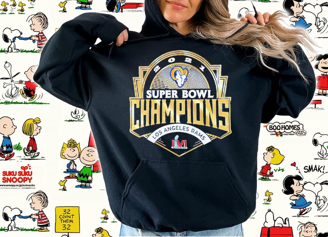 Los Angeles Rams Majestic Threads Super Bowl LVI Champions Shirt hoodie