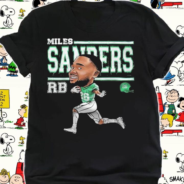 Miles Sanders Cartoon Philadelphia Football Shirt