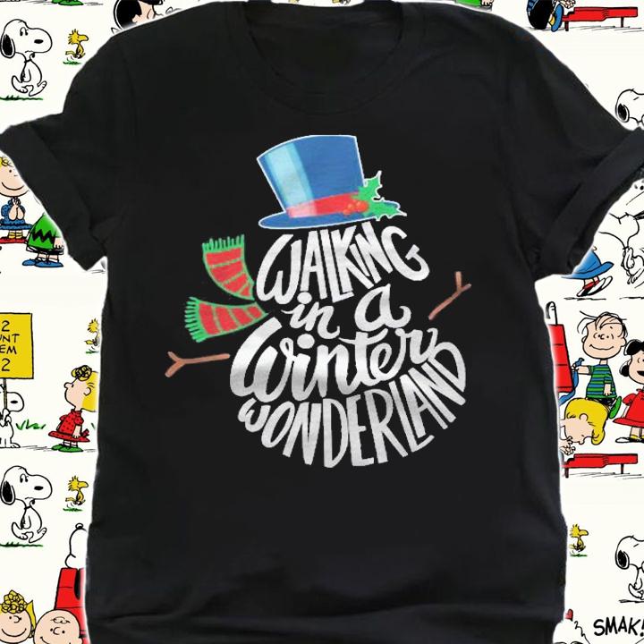 Christmas Walking In A Winter Wonderland Xmas Shirt shirt