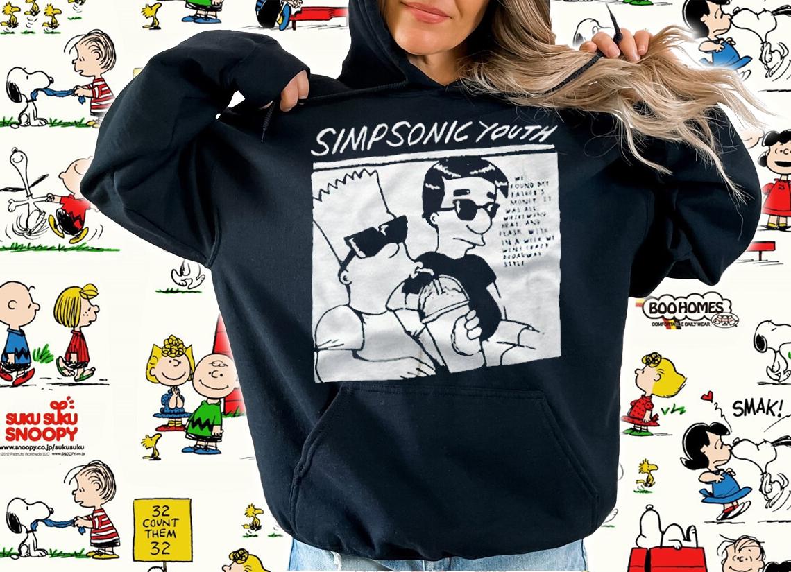 Simpsons Sonic Youth Goo T-shirt hoodie