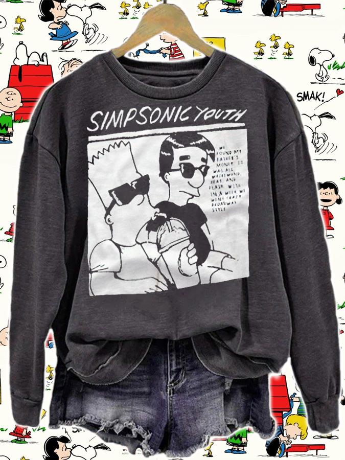 Simpsons Sonic Youth Goo T-shirt sweatshirt