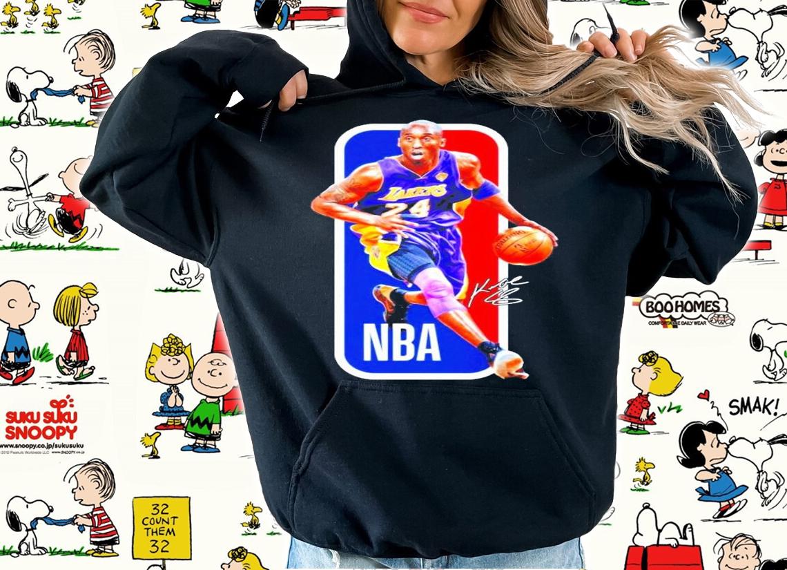 24 Kobe Bryant Los Angeles Lakers NBA football t-shirt