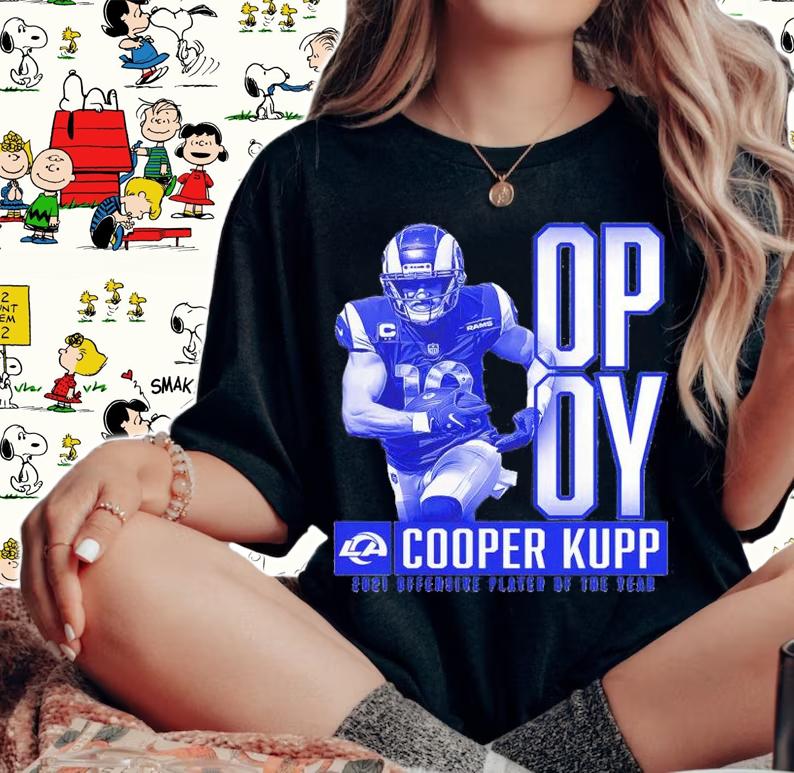 Cooper Kupp Los Angeles Rams 2021 NFL Offensive Player Of The Year Shirt woman shirt