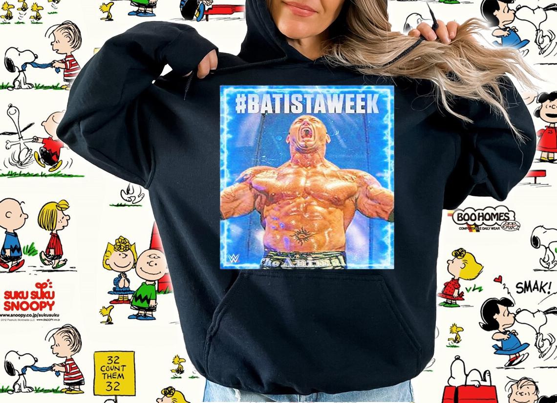 Dave Bautista Anniversary 20 Year WWE Batista Week T-Shirt hoodie