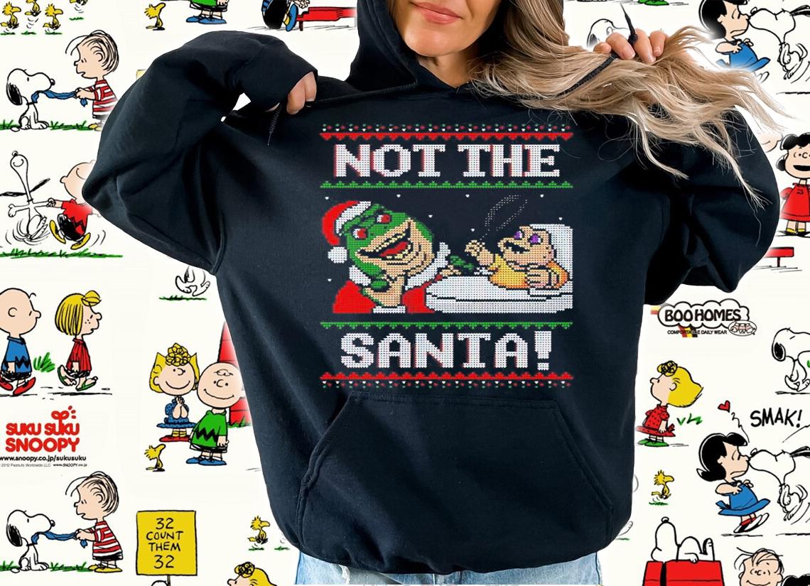 Dinosaurs Not The Santa Ugly Christmas Shirt hoodie