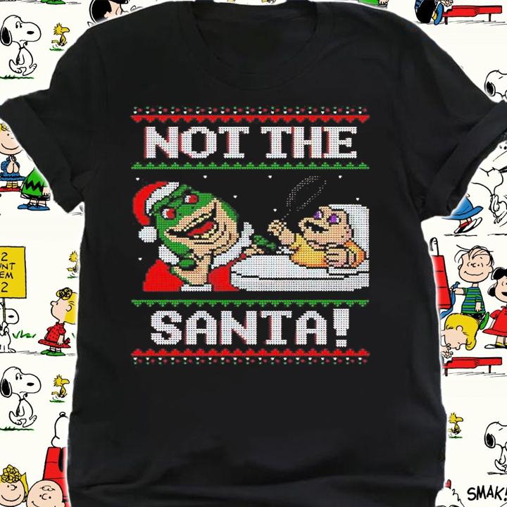 Dinosaurs Not The Santa Ugly Christmas Shirt shirt
