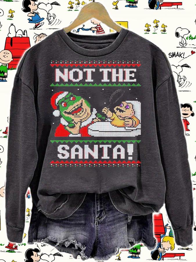 Dinosaurs Not The Santa Ugly Christmas Shirt sweatshirt