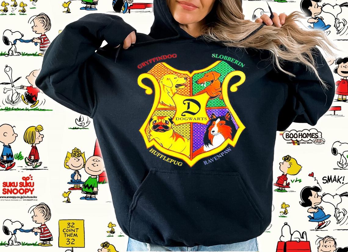 Dogwarts Gryffindog Slobberin Hufflepug Ravenpaw Shirt