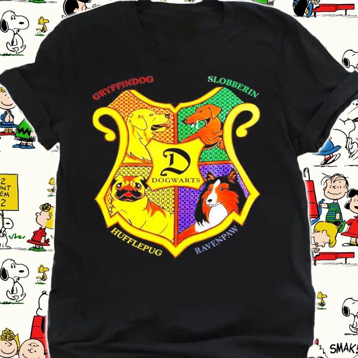 Dogwarts Gryffindog Slobberin Hufflepug Ravenpaw Shirt