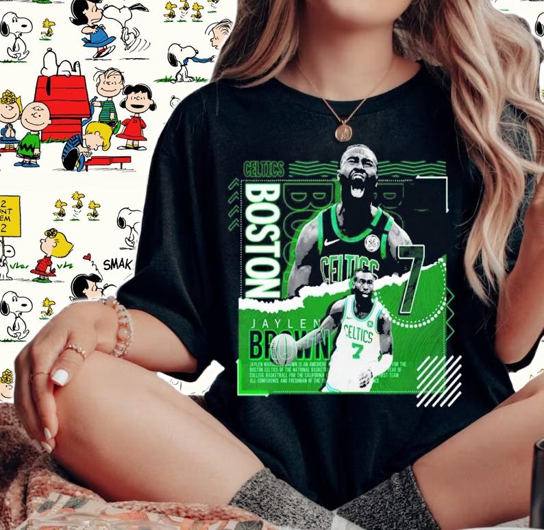 Jaylen Brown Basketball Paper Poster Celtics shirt woman shirt