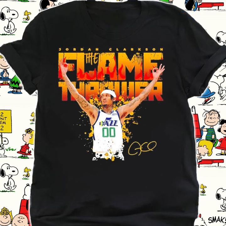 Jordan Clarkson Utah Jazz Basketball Shirt shirt