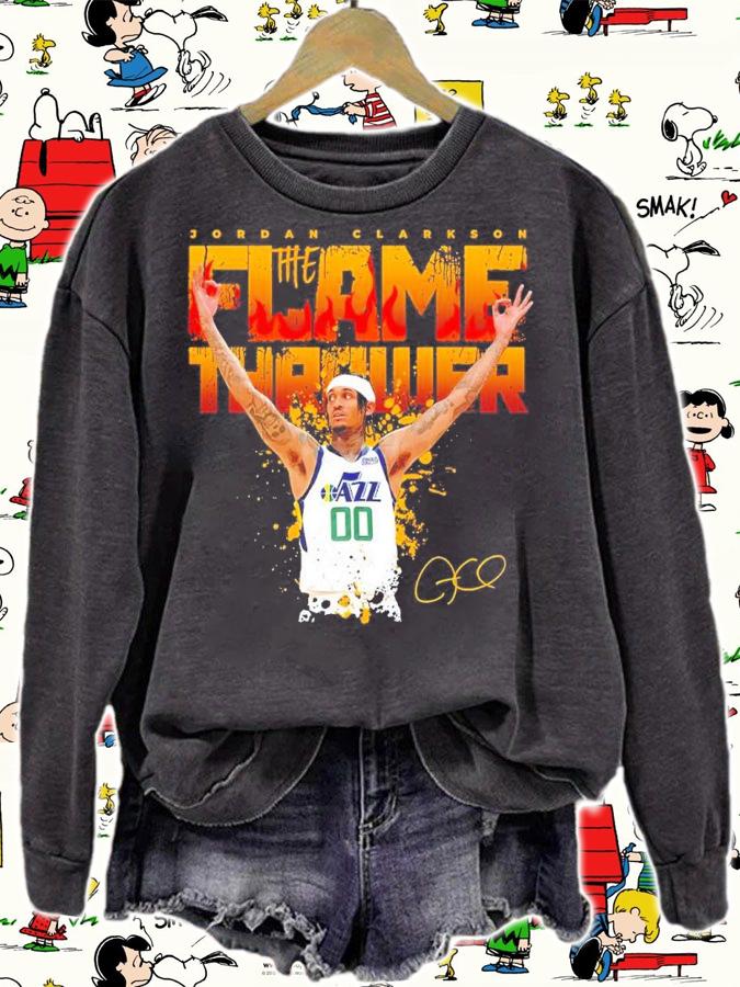 Jordan Clarkson Utah Jazz Basketball Shirt sweatshirt