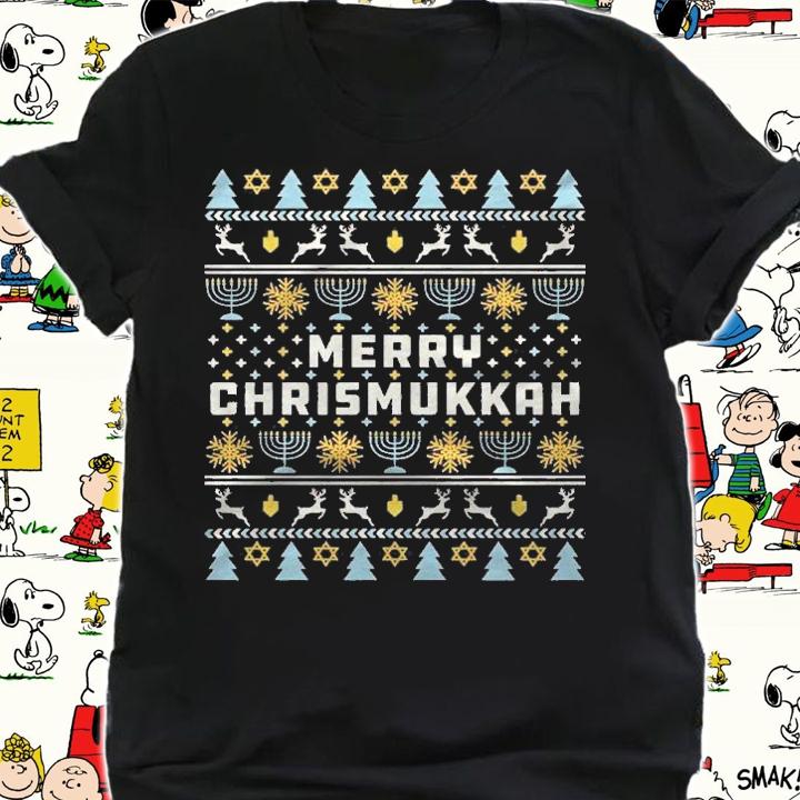 Merry Chrismukkah Shirt Ugly Christmas Hanukkah Sweater Shirt shirt
