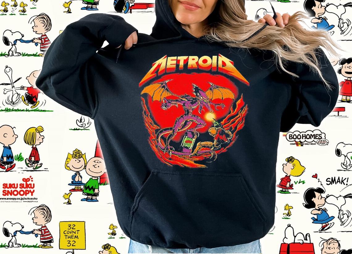 Metroid Ridley Battle T-Shirt hoodie