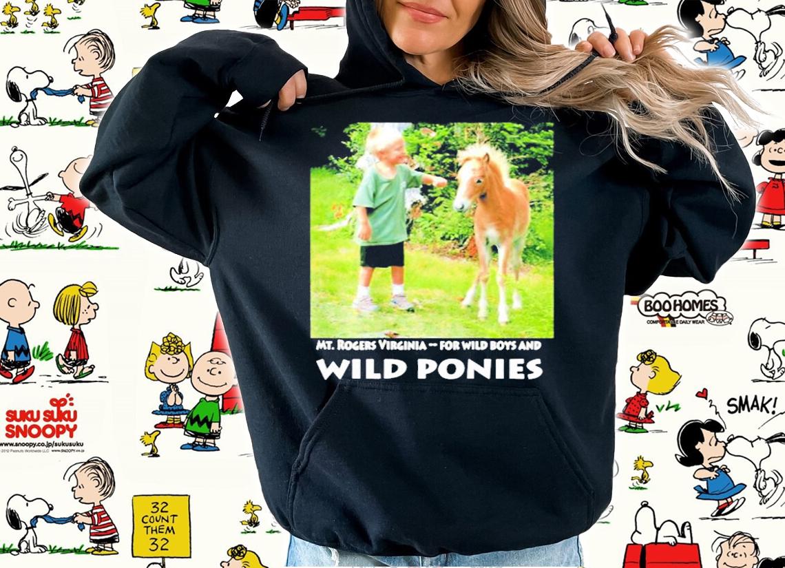 Mt. Rogers Virginia For Wild Boys And Wild Ponies T-Shirt hoodie
