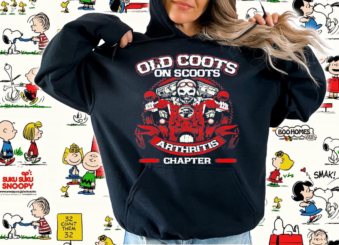 Old Coots On Scoots Biker Shirt Motorcycles Retirement T-Shirt