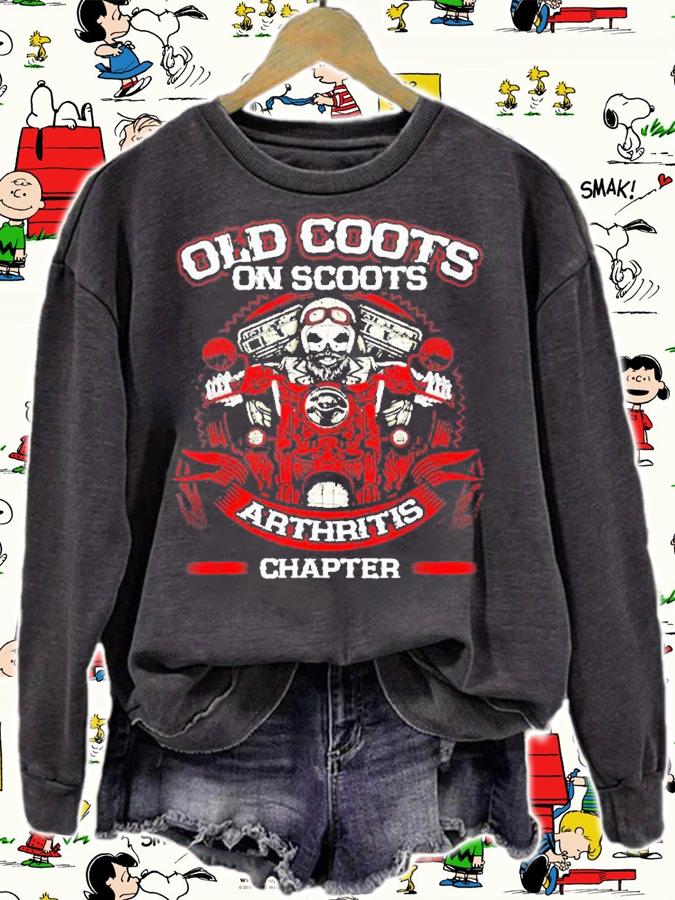 Old Coots On Scoots Biker Shirt Motorcycles Retirement T-Shirt