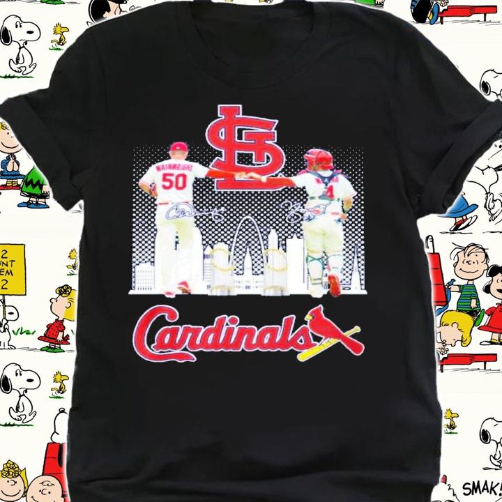 St. Louis Cardinals Adam Wainwright And Yadier Molina Signatures Shirt shirt
