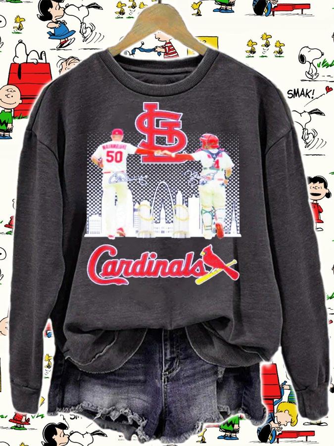 St. Louis Cardinals Adam Wainwright And Yadier Molina Signatures Shirt sweatshirt