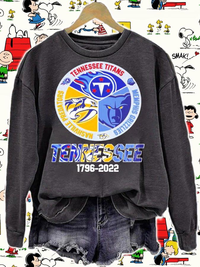 TENNESSEE 1796-2022 Tennessee Titans Nashville Predators Grizzlies Memphis Shirt sweatshirt