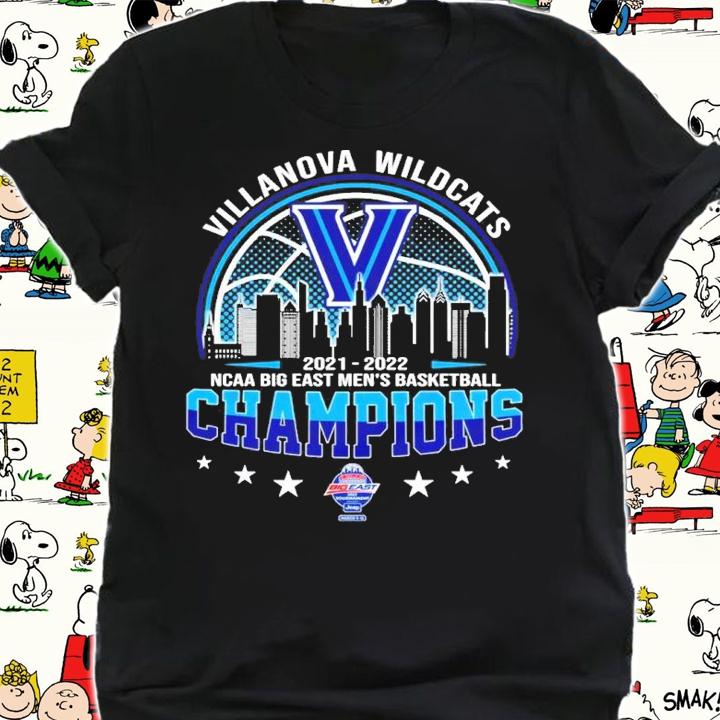 Villanova Wildcats 2021-2022 NCAA Big East Men's Basketball Champions Shirt shirt