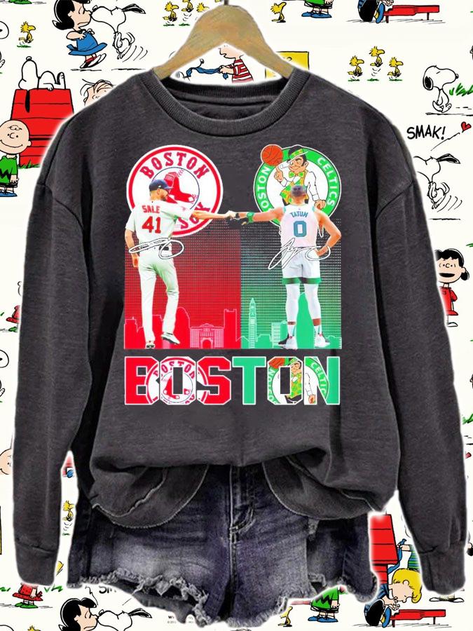BOSTON Sale vs Tatum signatures shirt sweatshirt