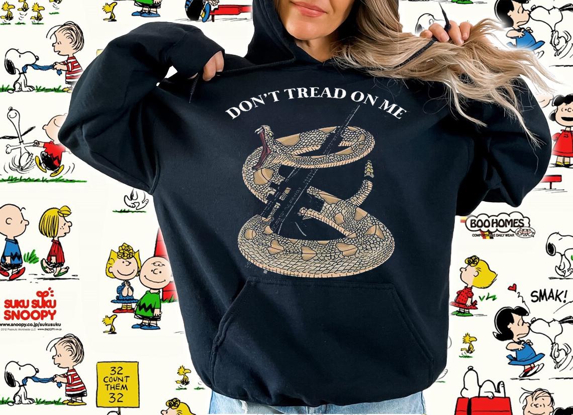 Second Amendment Anti Biden Don't Tread On Me Conservative T-Shirt hoodie